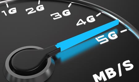 5G on a smartphone